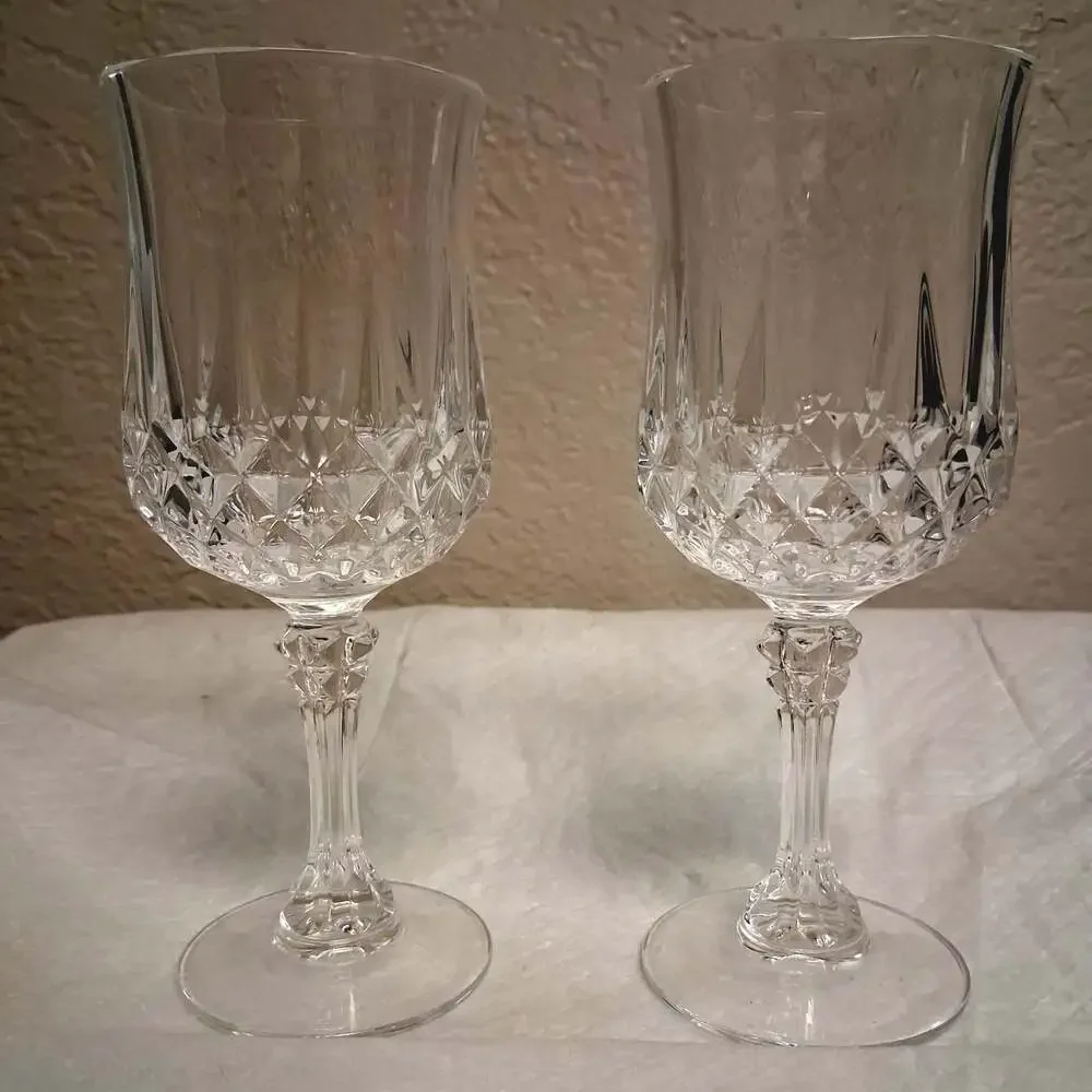 Cristal D'Arques Longchamp Crystal Water Wine Glass 7.25